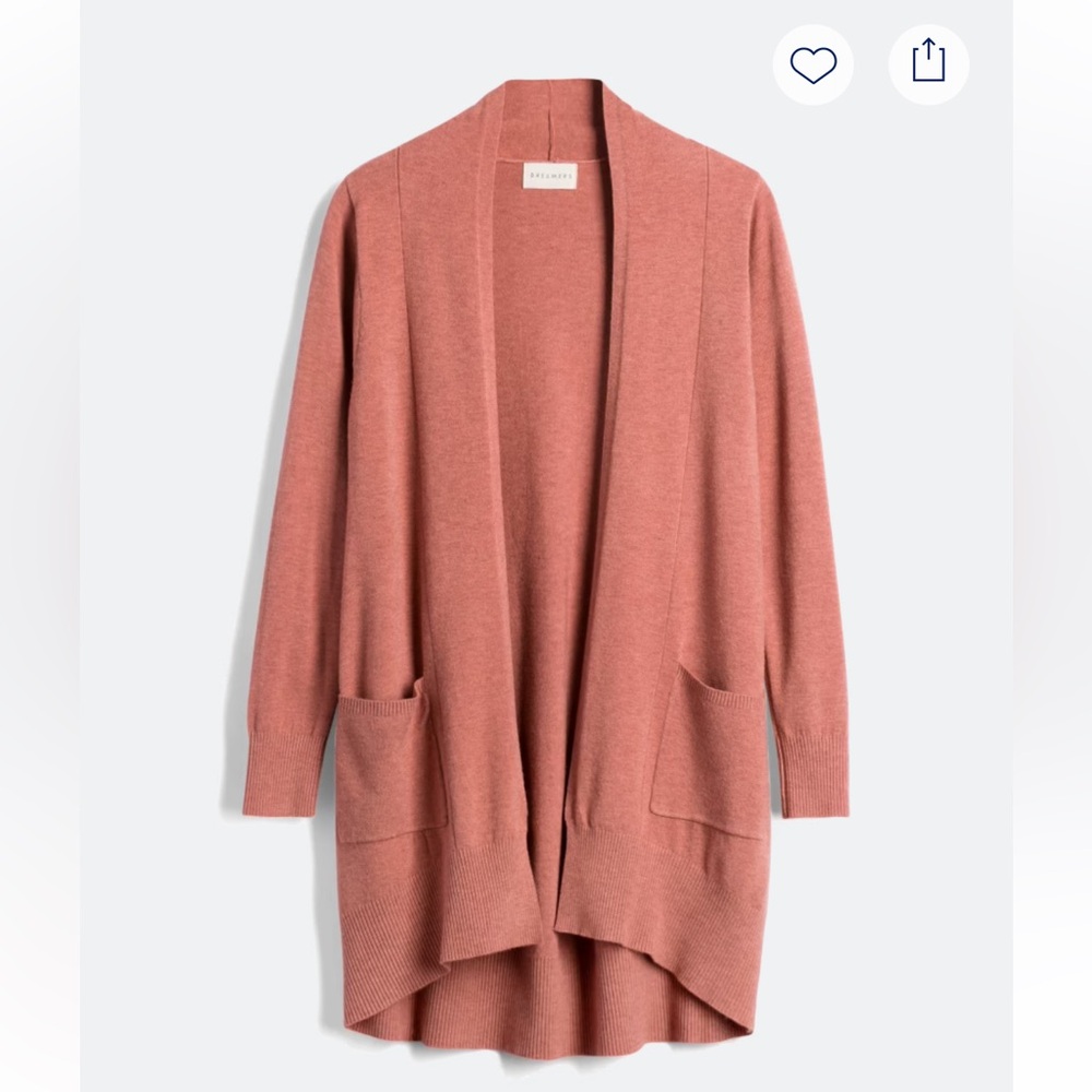 Dreamers/Debut (Stitch Fix) Franklyn Open Cardigan Dark Pink Medium (A)